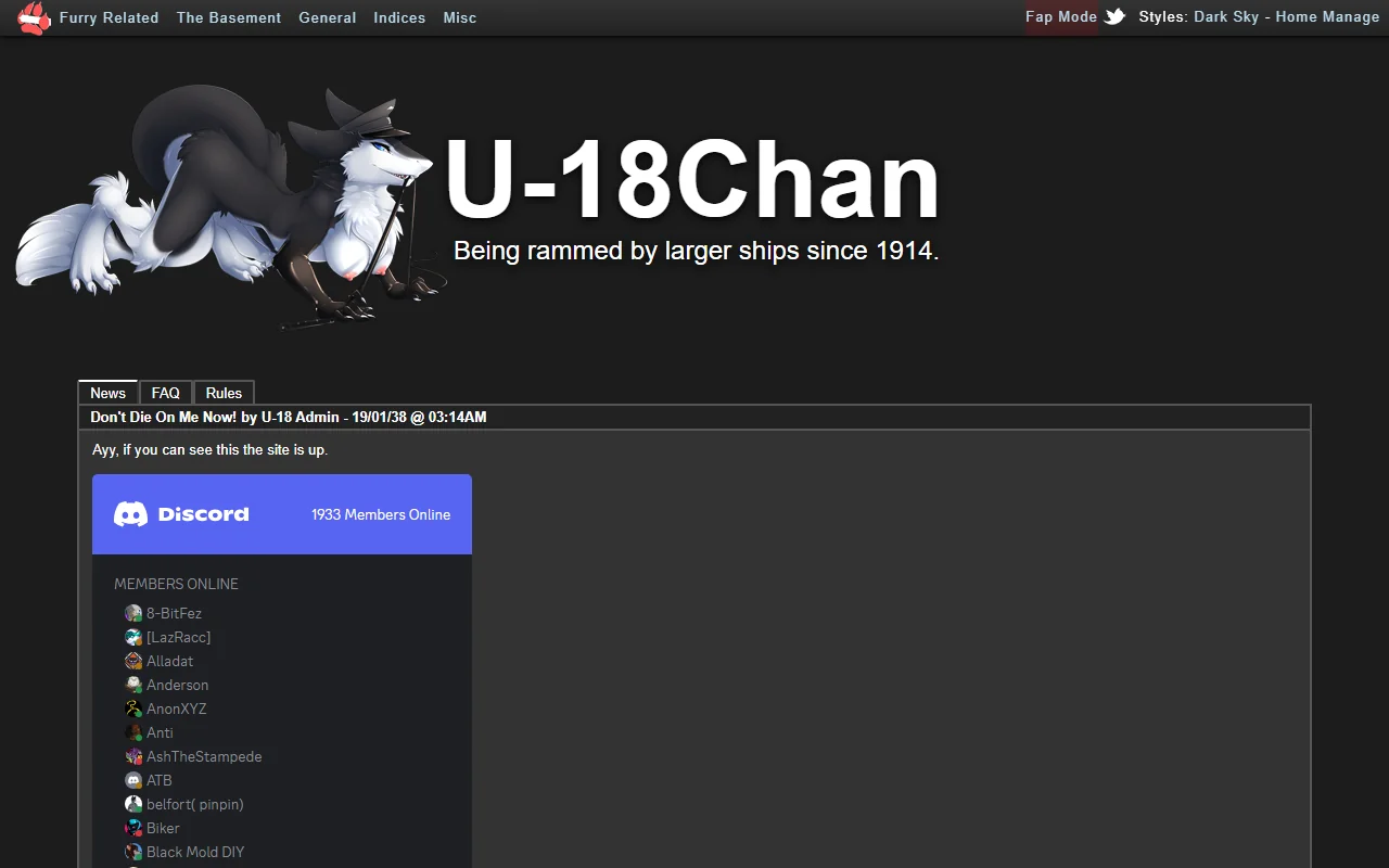 Screenshot: U 18Chan Screenshot of U 18Chan